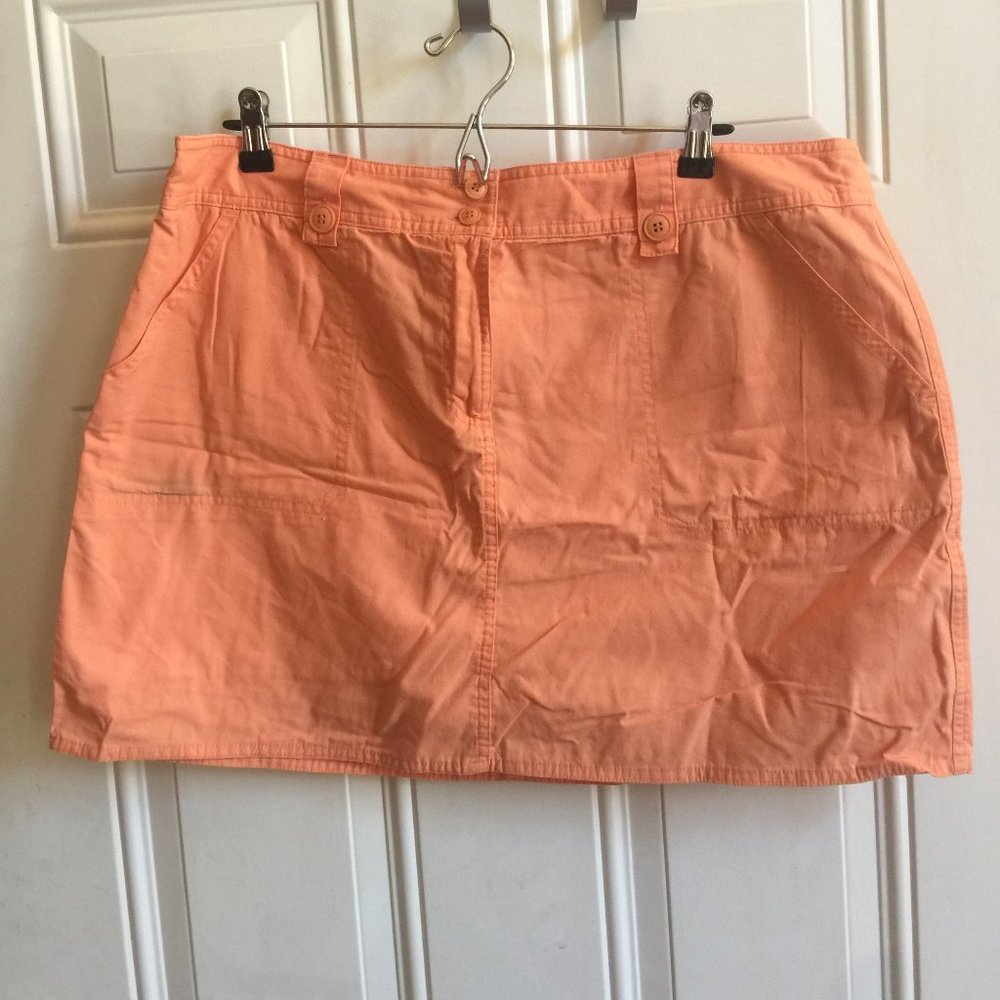 New York & Company Women's Orange Skirt - Size 18